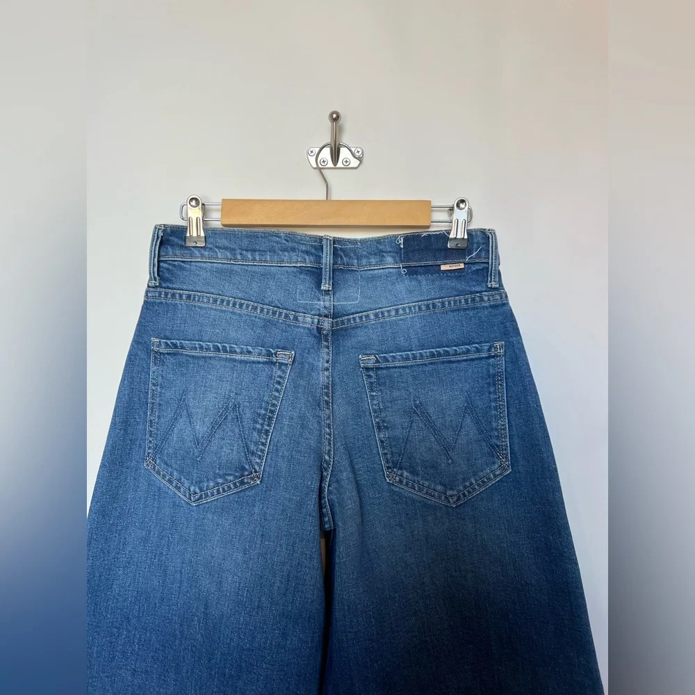 Mother The Swisher Sneak Fray Jeans Size 26 - Picture 5 of 16